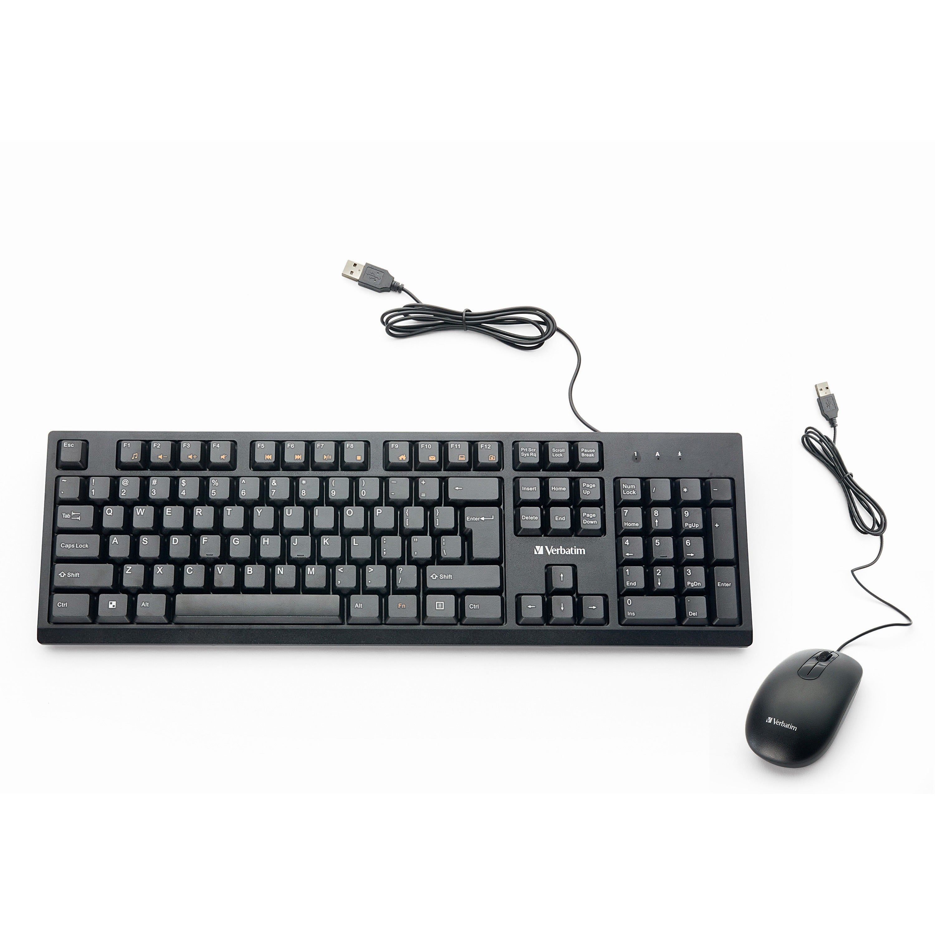 verbatim-wired-keyboard-and-mouse-usb-cable-keyboard-usb-mouse-1000-dpi-multimedia-hot-keys-symmetrical-compatible-with-linux-windows-chromeos-mac-pc-mac-os_ver70734 - 1