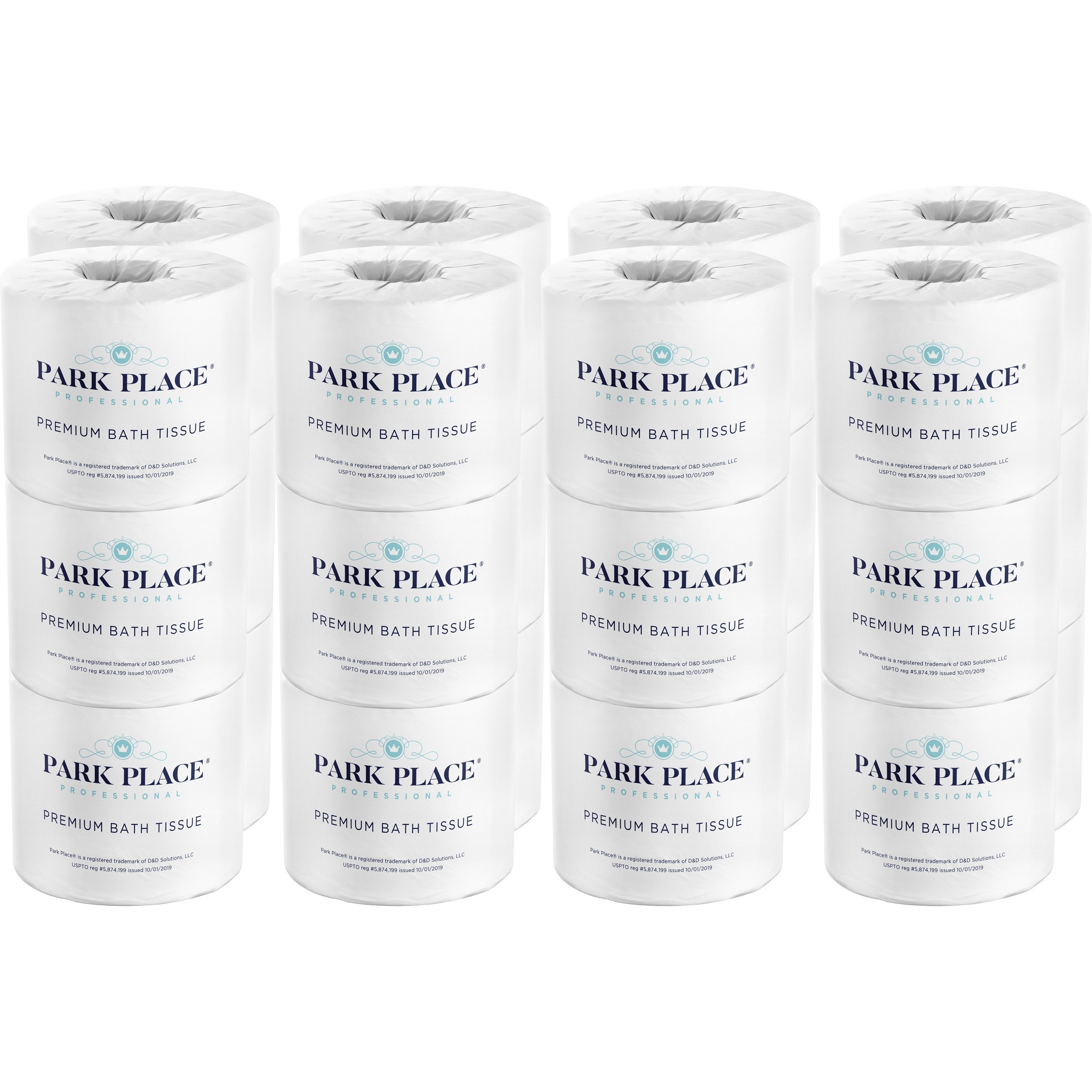 park-place-double-ply-premium-bath-tissue-rolls-2-ply-420-sheets-roll-white-embossed-for-bathroom-24-rolls-per-carton-24-carton_suvprkvbt24 - 1