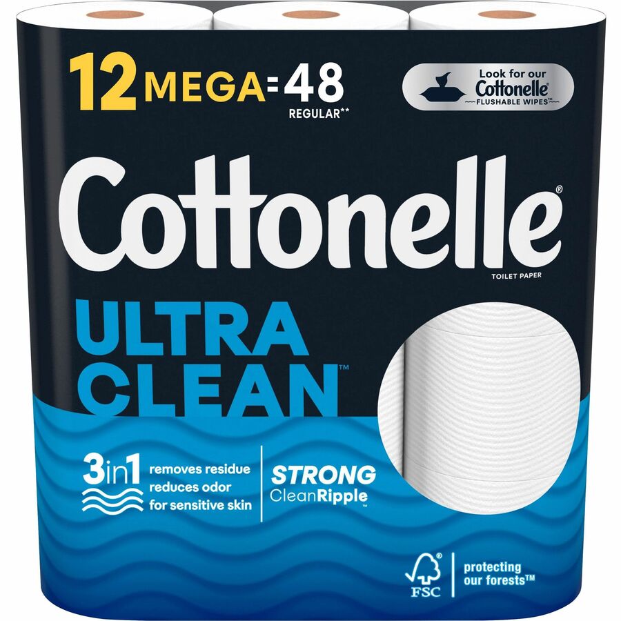 cottonelle-cleancare-bath-tissue-312-sheets-roll-white-fiber-strong-thick-soft-sewer-safe-septic-safe-flushable-clog-safe-hypoallergenic-biodegradable-textured-for-bathroom-toilet-12-rolls-per-pack-4-carton_kcc54151ct - 7