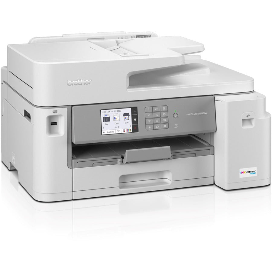 MFC-J5855DW INKvestment Tank All-in-One Color Inkjet Printer, Copy/Fax/Print/Scan