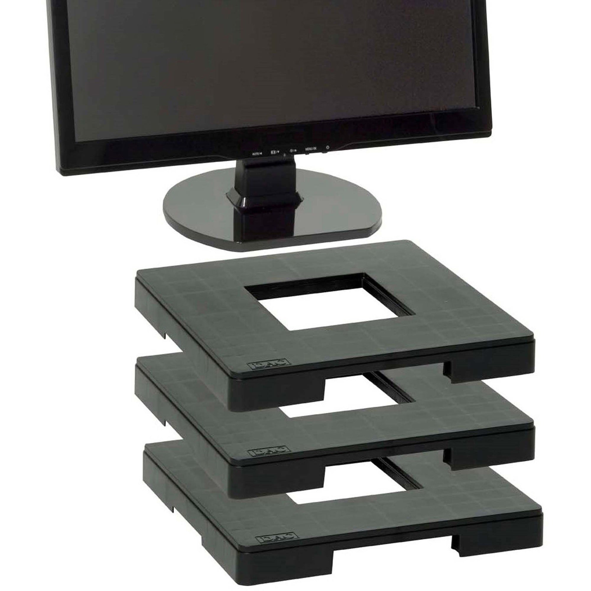data-accessories-company-mp-106-ergo-monitor-riser-block-77-lb-load-capacity-13-height-x-12-width-x-12-depth-black-taa-compliant_dta02151 - 1
