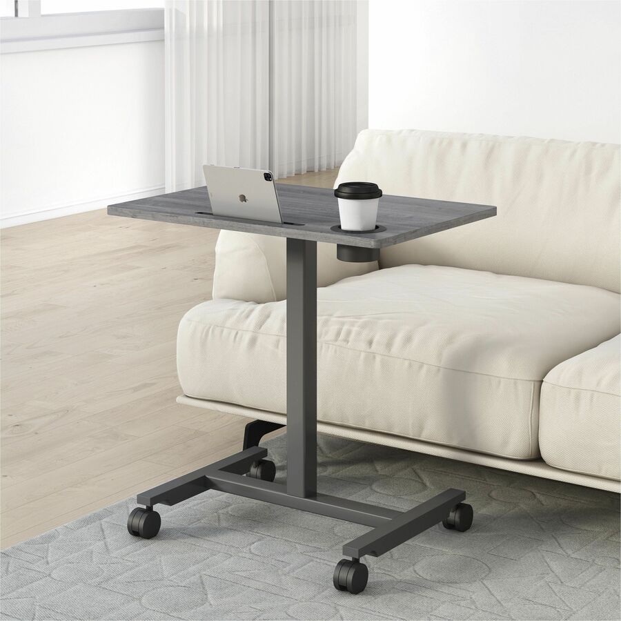 lorell-height-adjustable-mobile-desk-for-table-topweathered-charcoal-laminate-top-powder-coated-base-adjustable-height-30-to-4363-adjustment-43-height-x-2663-width-x-1913-depth-assembly-required-1-each_llr84837 - 7