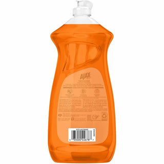 AJAX Triple Action Dish Soap - 28 fl oz (0.9 quart) - Orange Scent - 9 / Carton - Pleasant Scent, Phosphate-free, Kosher-free - Orange