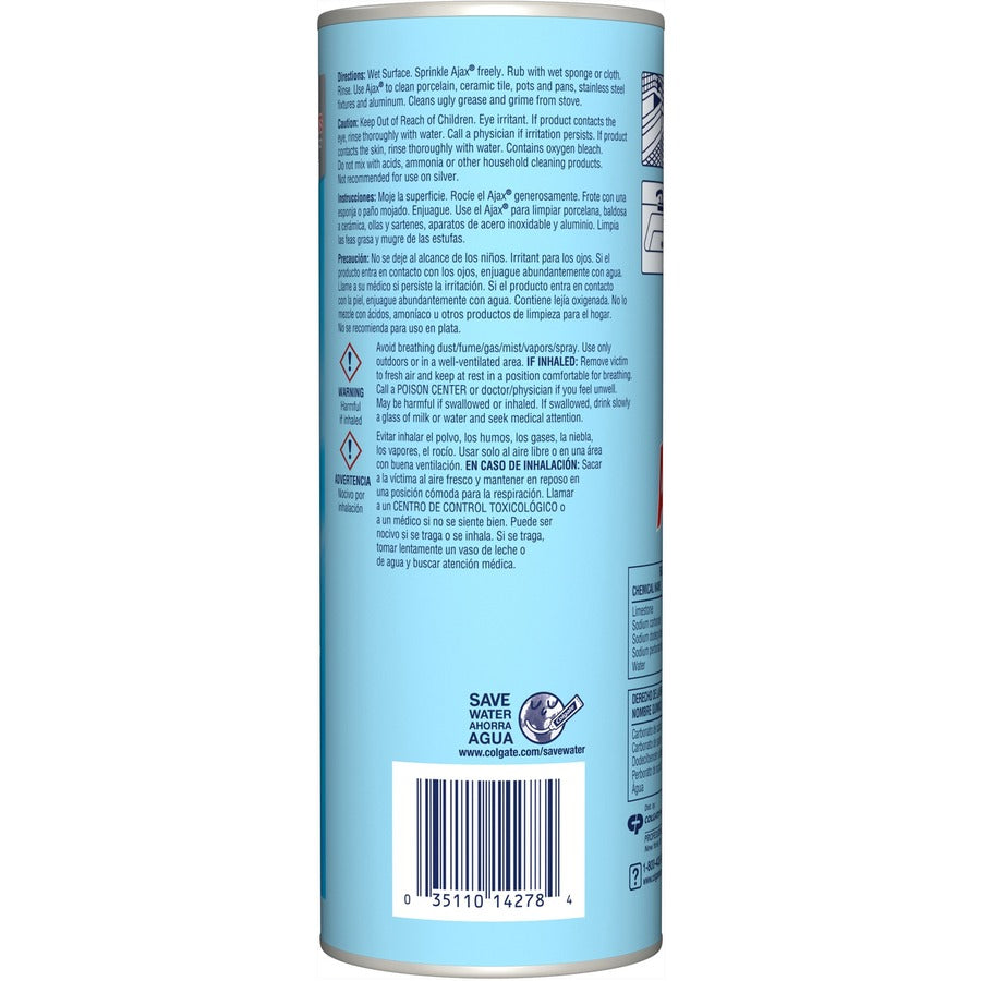 AJAX Oxygen Bleach Cleanser - 21 oz (1.31 lb) - Pleasant Scent - 24 / Carton - Heavy Duty - Blue