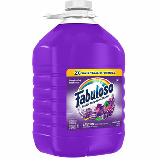 Fabuloso All-Purpose Cleaner - 128 fl oz (4 quart) - Lavender Scent - 4 / Carton - Rinse-free, Residue-free, Long Lasting - Purple