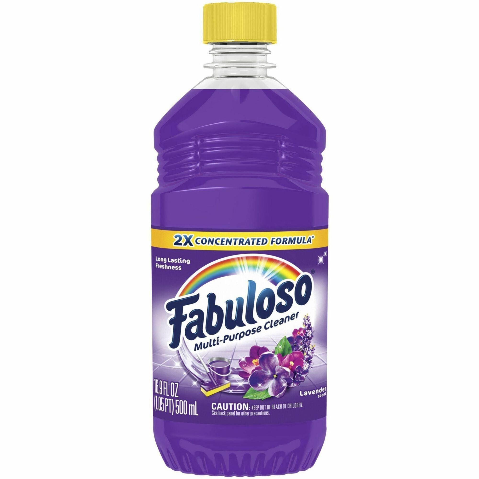 Fabuloso All-Purpose Cleaner - 16.9 fl oz (0.5 quart) - Lavender Scent - 24 / Carton - Residue-free, pH Neutral, Rinse-free, Long Lasting - Lavender - 1