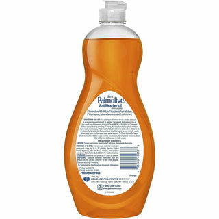 Palmolive Antibacterial Ultra Dish Soap - Concentrate - 20 fl oz (0.6 quart) - 9 / Carton - Phosphate-free, Kosher-free, Residue-free, Non-abrasive, Antibacterial - Orange