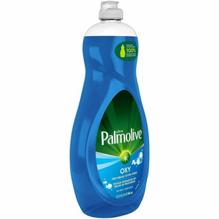 Palmolive Ultra Dish Soap Oxy Degreaser - Concentrate - 32.5 fl oz (1 quart) - 9 / Carton - Residue-free, Soft, Biodegradable, Phosphate-free, Paraben-free, Eco-friendly - Multi