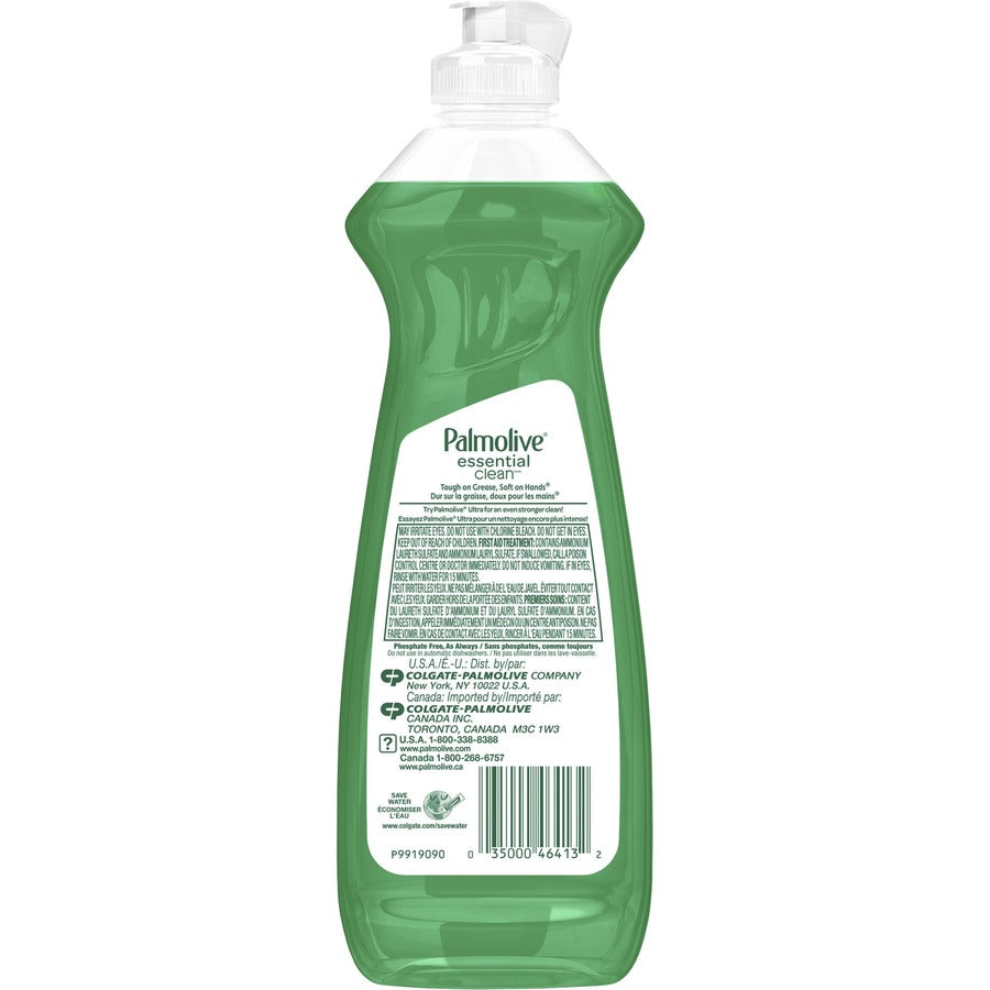 Palmolive Original Dish Liquid - 12.6 fl oz (0.4 quart) - 20 / Carton - Phosphate-free, pH Balanced, Long Lasting - Green