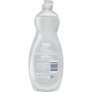 Palmolive Pure/Clear Ultra Dish Soap - 32.5 fl oz (1 quart) - 9 / Carton - Hypoallergenic, Fragrance-free, Dye-free, Phosphate-free, Paraben-free, Biodegradable, Eco-friendly - Clear