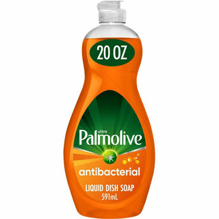 Palmolive Antibacterial Ultra Dish Soap - Concentrate - 35.2 fl oz (1.1 quart) - 9 / Carton - pH Balanced, Residue-free, Non-abrasive, Antibacterial - Orange