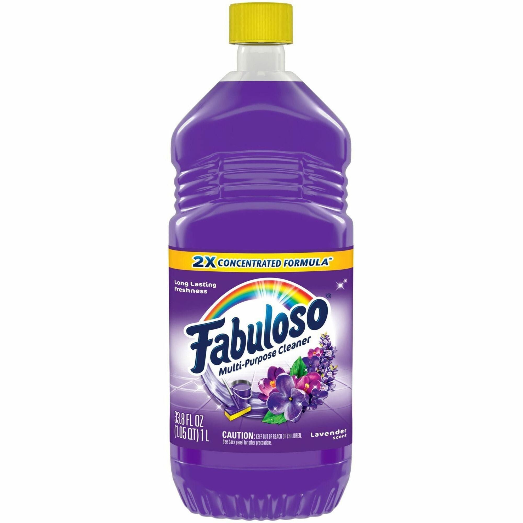 Fabuloso All-Purpose Cleaner - 33.8 fl oz (1.1 quart) - Lavender Scent - 12 / Carton - Rinse-free, Residue-free, Long Lasting - Lavender - 1