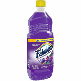 Fabuloso All-Purpose Cleaner - 33.8 fl oz (1.1 quart) - Lavender Scent - 12 / Carton - Rinse-free, Residue-free, Long Lasting - Lavender