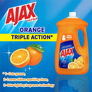 Dish Detergent, Orange Scent, 90 oz Bottle, 4/Carton