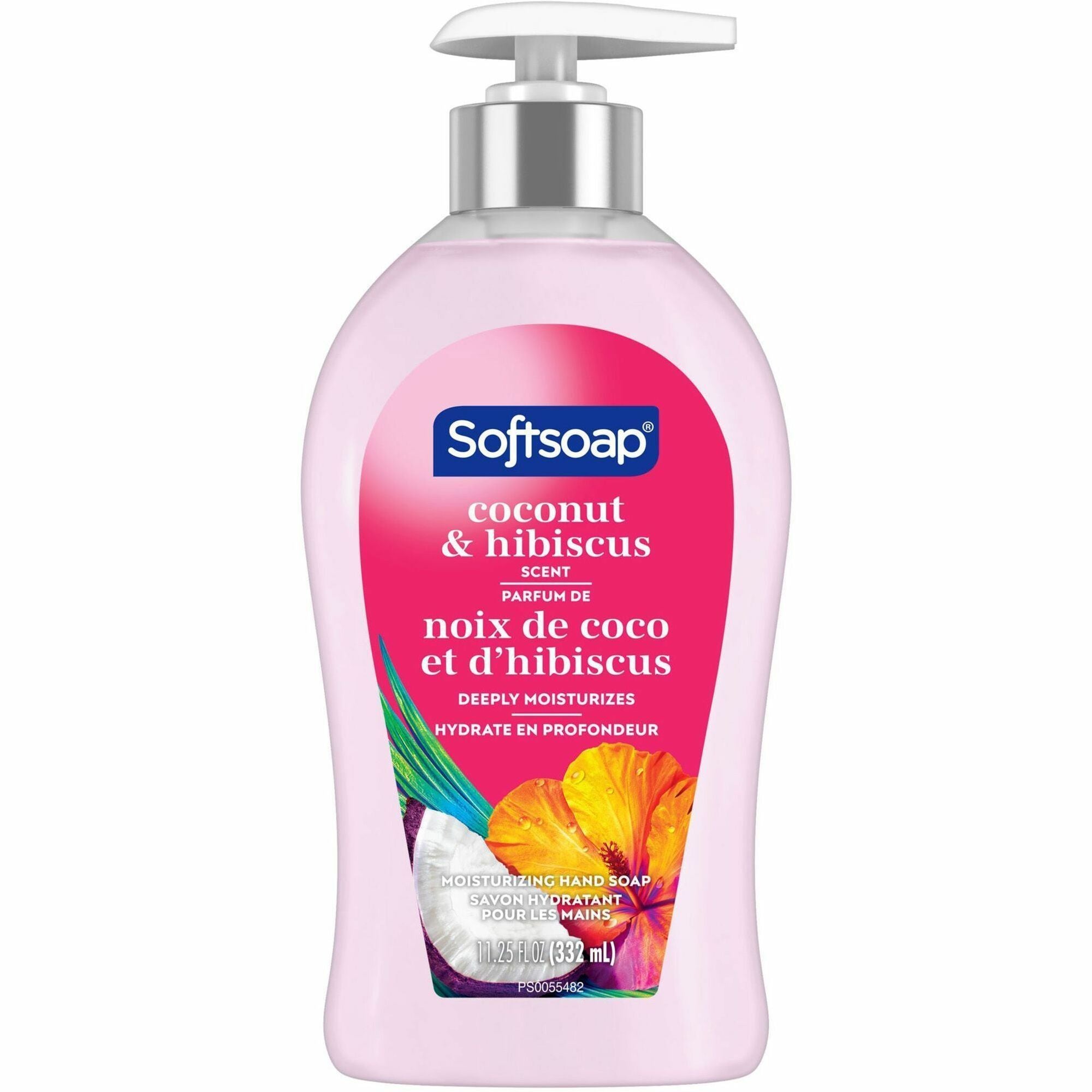 softsoap-coconut-hand-soap-coconut-&-hibiscus-scentfor-113-fl-oz-3327-ml-pump-bottle-dispenser-bacteria-remover-dirt-remover-hand-skin-moisturizing-refillable-recyclable-paraben-free-phthalate-free-biodegradable-1-each_cpcus07157a - 1
