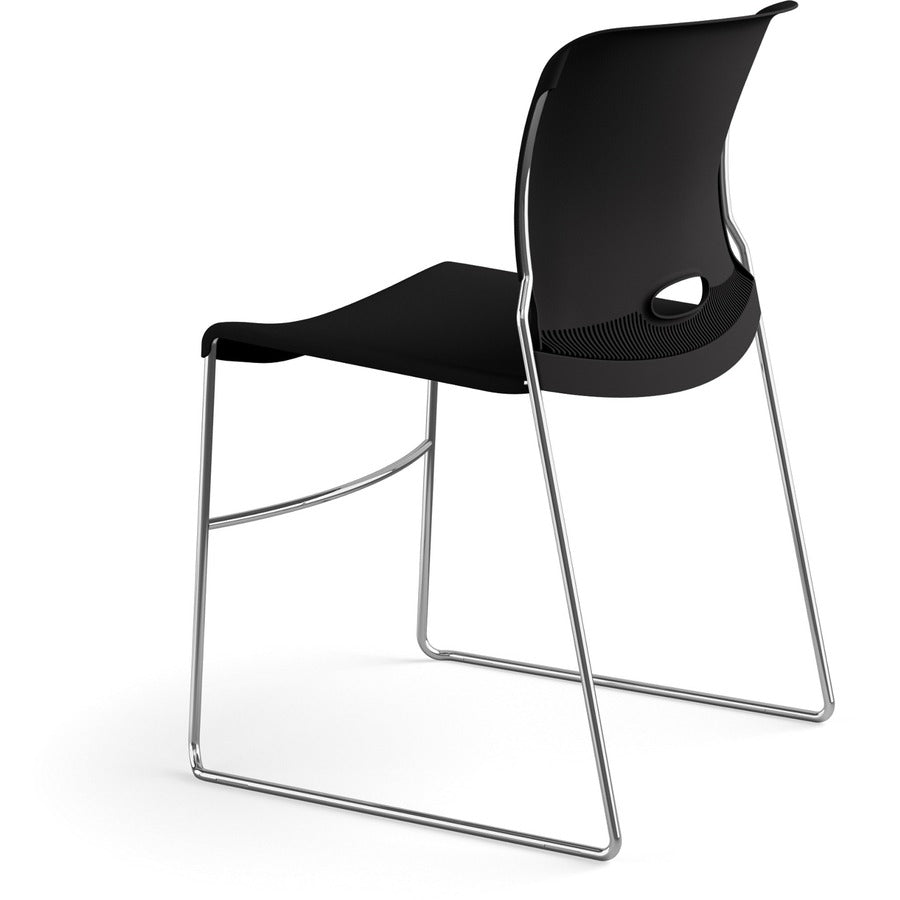 hon-4040-series-high-density-olson-stacker-chair-onyx-plastic-seat-onyx-plastic-back-chrome-steel-frame-4-carton_hon4041on - 6
