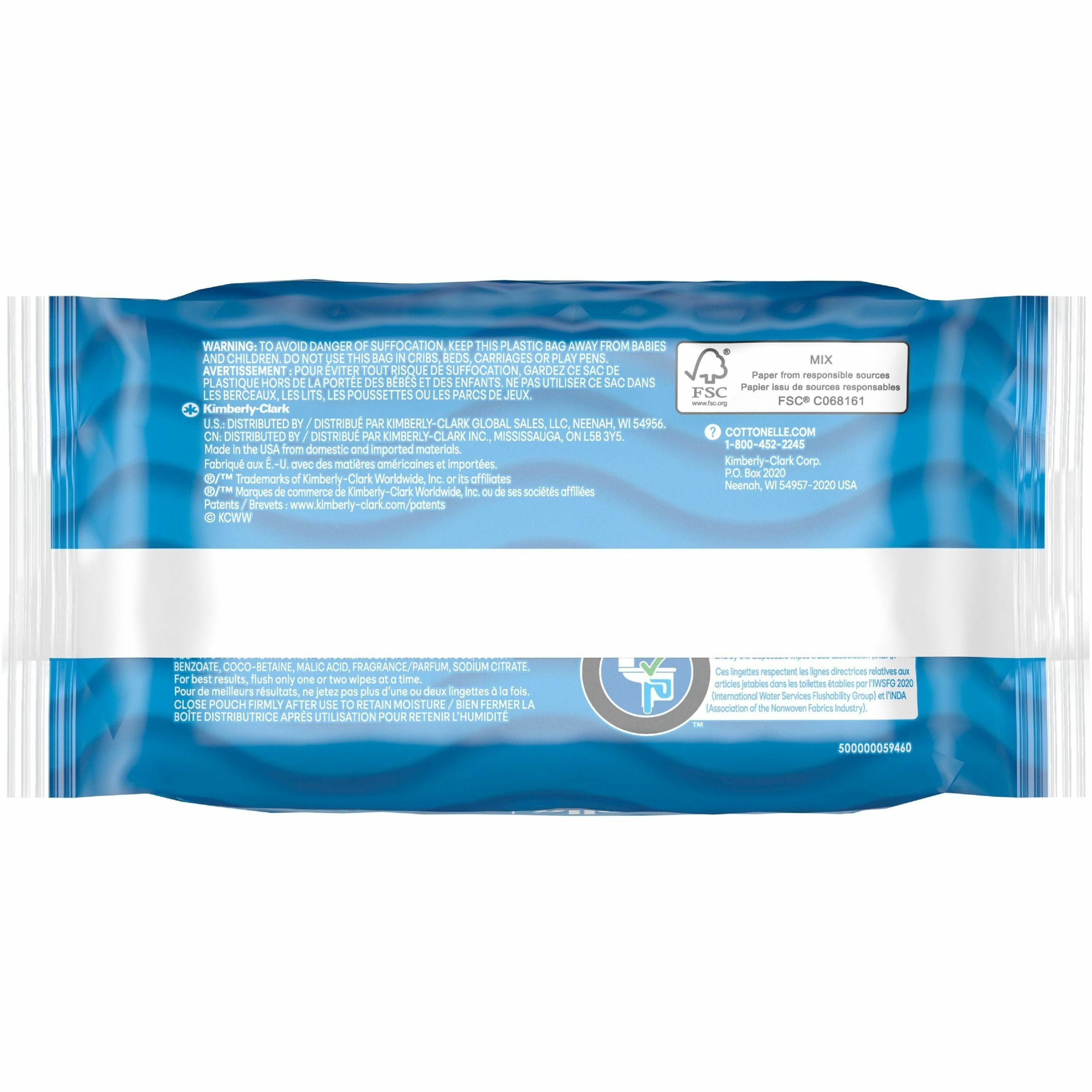 cottonelle-flushable-wipes-725-white-fiber-flushable-anti-bacterial-sewer-safe-septic-safe-biodegradable-alcohol-free-for-toilet-bathroom-4-per-carton-1-each_kcc54495 - 2