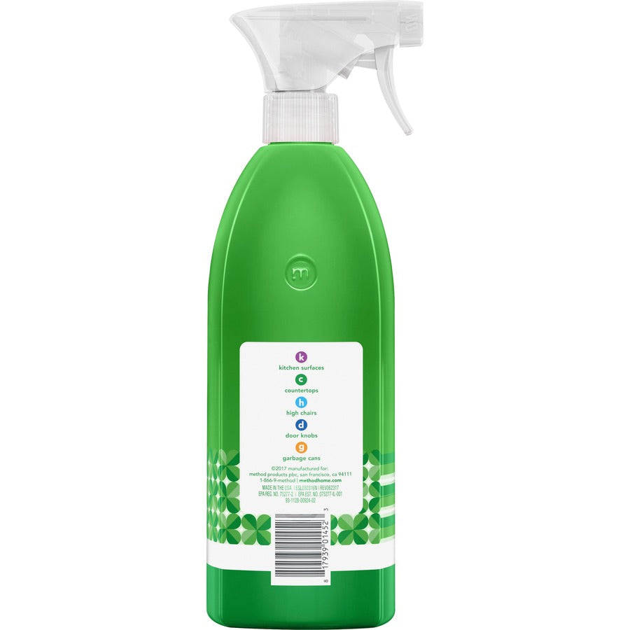 Antibac All-Purpose Cleaner, Bamboo, 28 oz Spray Bottle, 8/Carton
