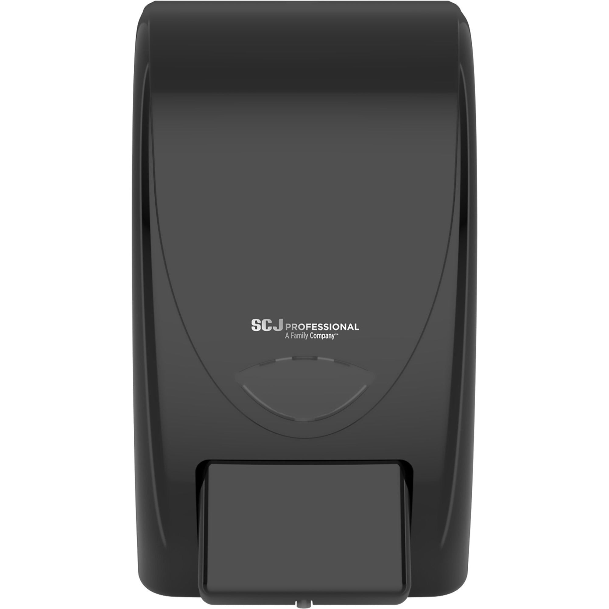 SC Johnson Proline Curve Manual Dispenser - Manual - 2.11 quart Capacity - Anti-bacterial, Wear Resistant, Durable, Push Button, Hygienic, Locking Mechanism, Wall Mountable - Black - 1Each