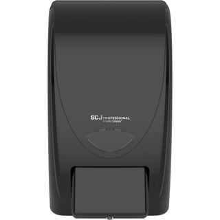 SC Johnson Proline Curve Manual Dispenser - Manual - 2.11 quart Capacity - Anti-bacterial, Wear Resistant, Durable, Push Button, Hygienic, Locking Mechanism, Wall Mountable - Black - 1Each