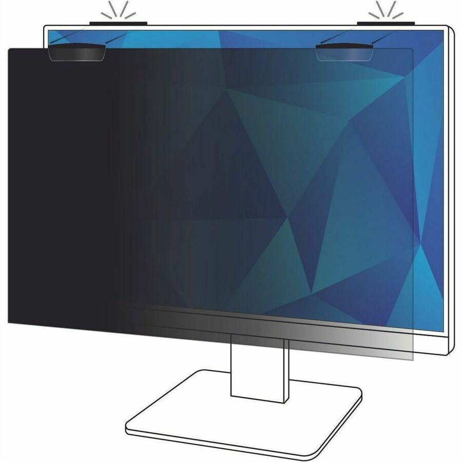 COMPLY Magnetic Attach Privacy Filter for 23.8" Widescreen Flat Panel Monitor, 16:9 Aspect Ratio