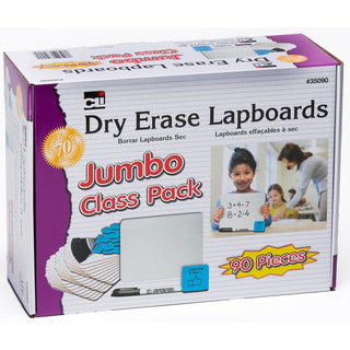 CLI Lapboard Classpack - 12" (1 ft) Width x 9" (0.8 ft) Height - White Masonite Surface - Lap - 30 / Set