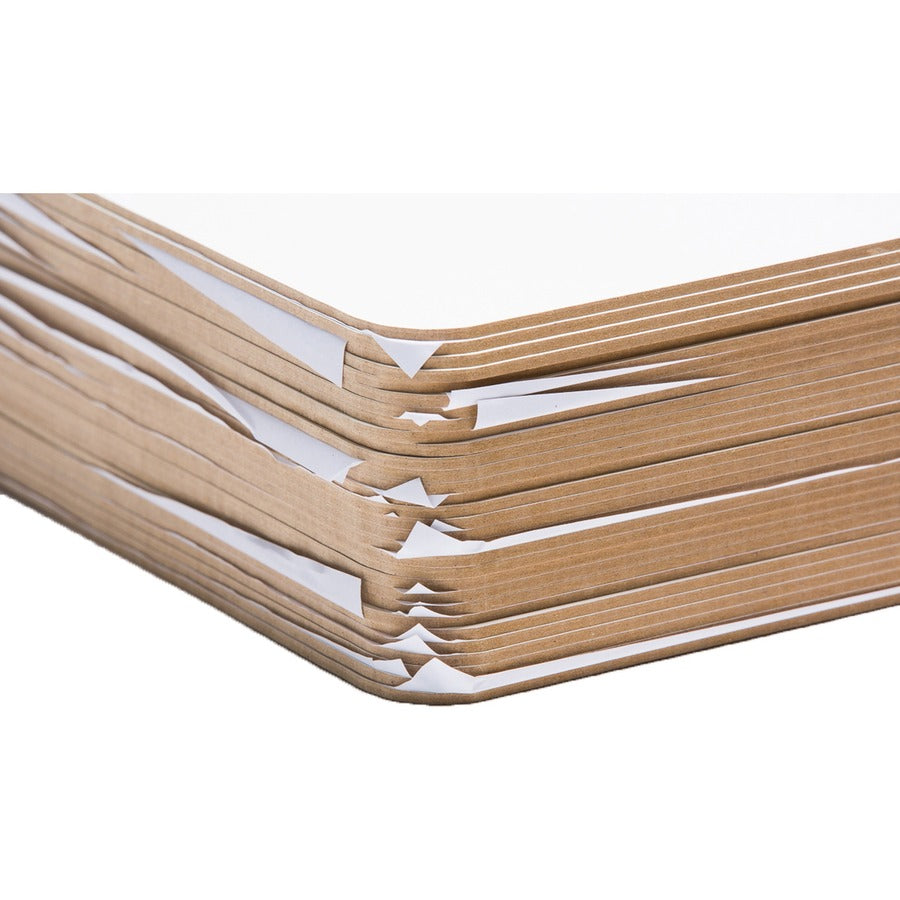 CLI Lapboard Classpack - 12" (1 ft) Width x 9" (0.8 ft) Height - White Masonite Surface - Lap - 30 / Set