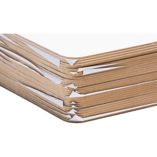 CLI Lapboard Classpack - 12" (1 ft) Width x 9" (0.8 ft) Height - White Masonite Surface - Lap - 30 / Set