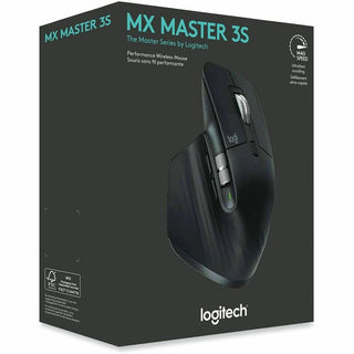 MX Master 3S Performance Wireless Mouse, 2.4 GHz Frequency/32 ft Wireless Range, Right Hand Use, Black