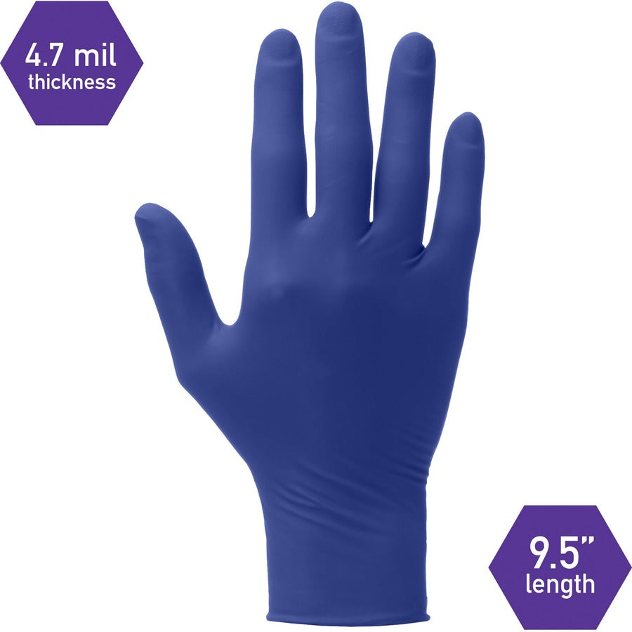 kimtech-vista-nitrile-exam-gloves-large-size-for-right-left-hand-nitrile-blue-recyclable-textured-fingertip-powdered-non-sterile-for-laboratory-application-200-box-47-mil-thickness-950-glove-length_kcc62828 - 2