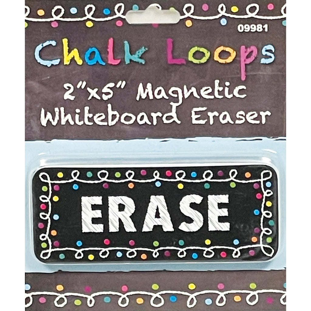ashley-magnetic-whiteboard-eraser-2-width-x-5-length-magnetic-durable-multicolor-foam-felt-1each_ash09981 - 1