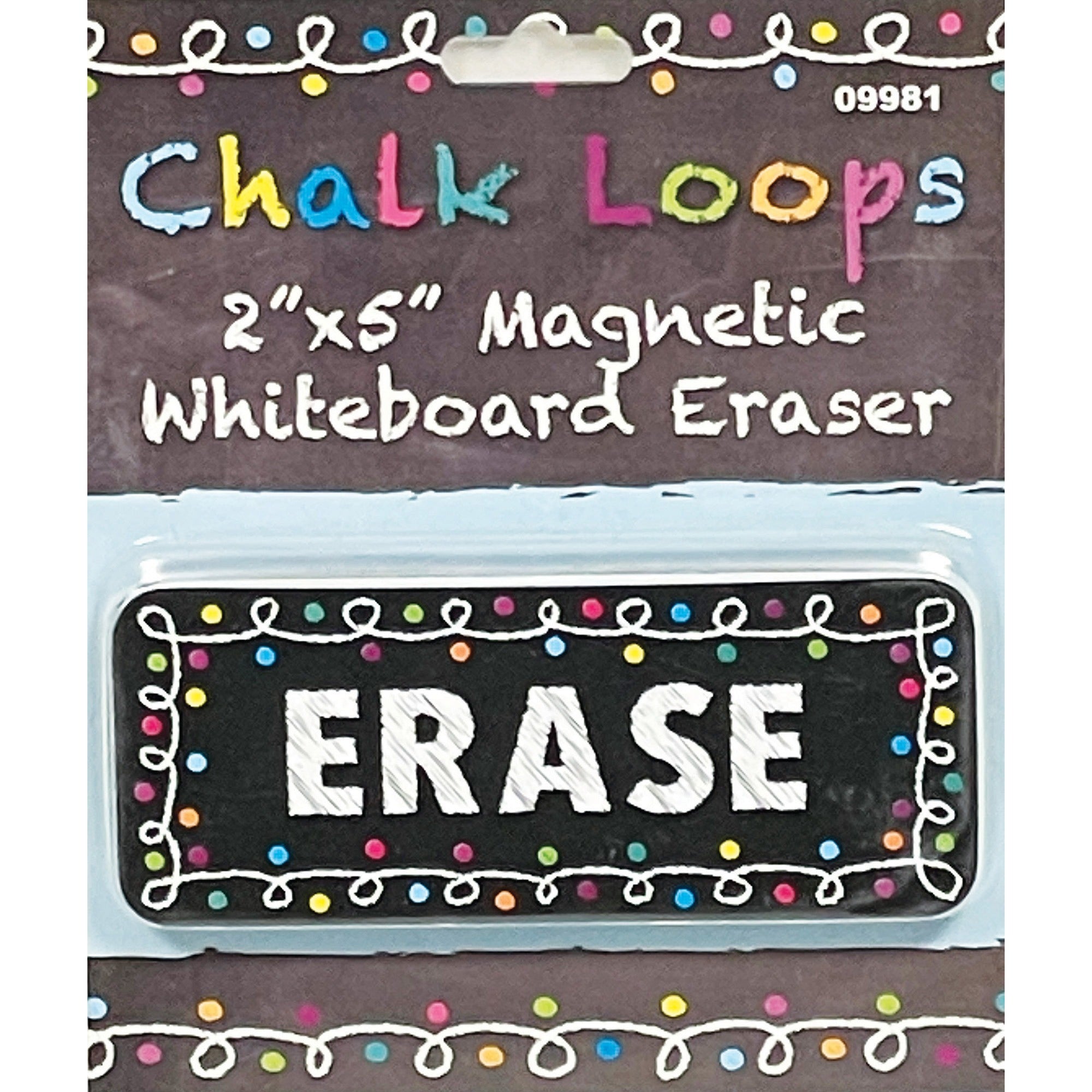 ashley-magnetic-whiteboard-eraser-2-width-x-5-length-magnetic-durable-multicolor-foam-felt-1each_ash09981 - 1