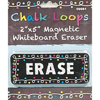 ashley-magnetic-whiteboard-eraser-2-width-x-5-length-magnetic-durable-multicolor-foam-felt-1each_ash09981 - 1