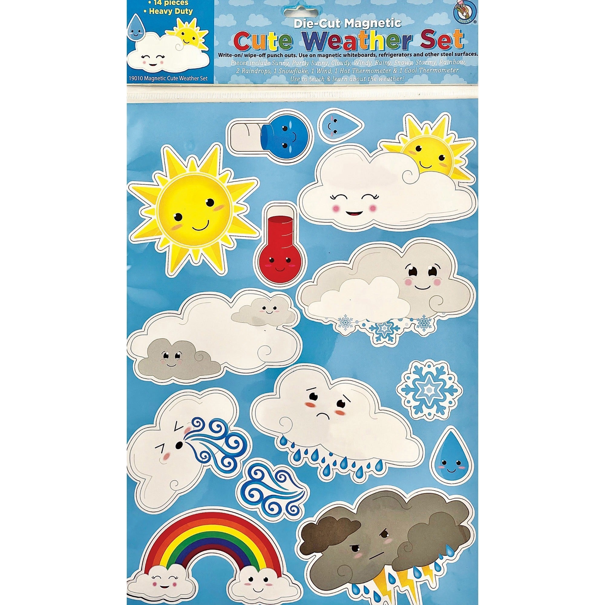 ashley-magnetic-die-cut-cute-weather-set-skill-learning-weather-14-pieces-5+-1-each_ash19010 - 1