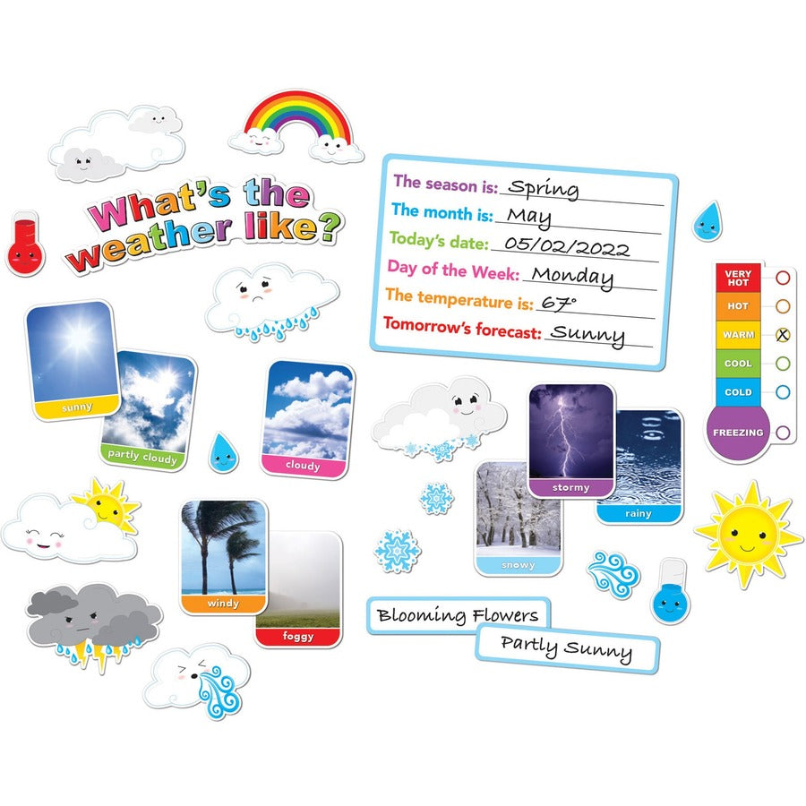 ashley-smart-poly-weather-mini-bulletin-set-theme-subject-fun-skill-learning-weather-season-month-day-week-1-each_ash96008 - 2