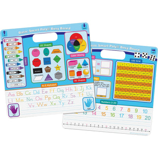 Ashley Educational Basics Smart Poly Board - 10.8" (0.9 ft) Width x 10.8" (0.9 ft) Height - Poly-coated Cardboard Surface - Square - 1 Each - 1