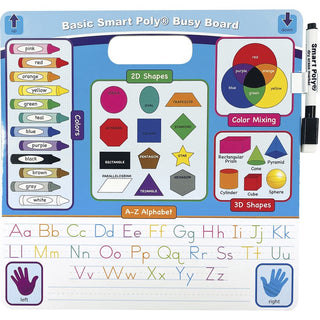 Ashley Educational Basics Smart Poly Board - 10.8" (0.9 ft) Width x 10.8" (0.9 ft) Height - Poly-coated Cardboard Surface - Square - 1 Each