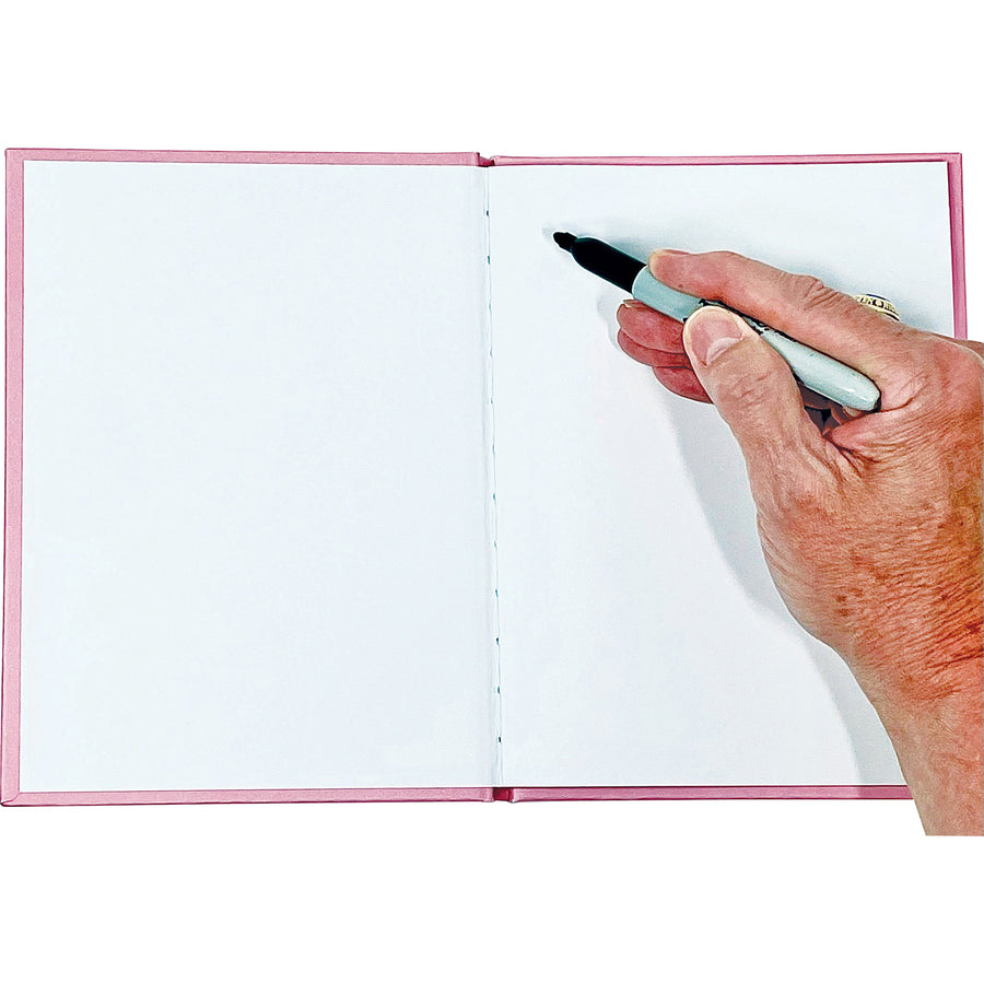 ashley-hardcover-blank-book-28-pages-6-x-8-pink-cover-hard-cover-durable-1-each_ash10713 - 3