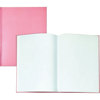 ashley-hardcover-blank-book-28-pages-letter-8-1-2-x-11-pink-cover-hard-cover-durable-1-each_ash10715 - 1
