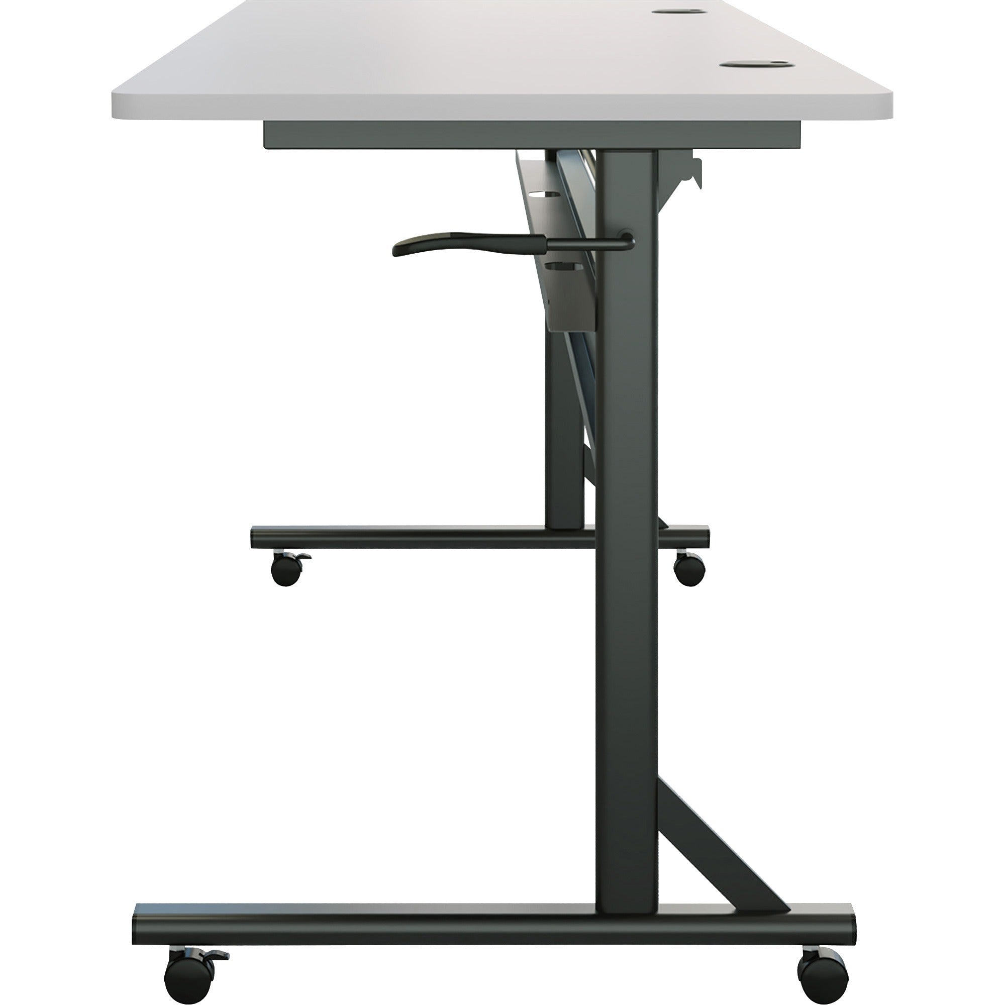 lorell-shift-20-flip-and-nesting-mobile-table-for-table-toplaminated-rectangle-top-72-table-top-length-x-24-table-top-width-x-1-table-top-thickness-2950-height-assembly-required-gray-1-each_llr60767 - 4