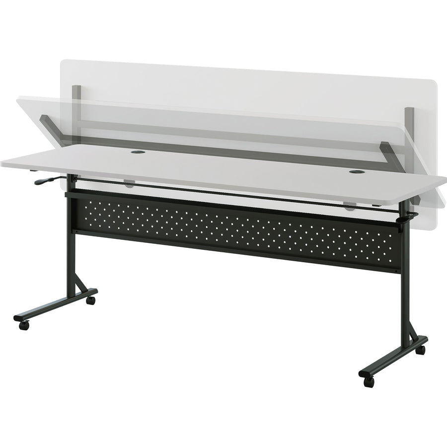 lorell-shift-20-flip-and-nesting-mobile-table-for-table-toplaminated-rectangle-top-72-table-top-length-x-24-table-top-width-x-1-table-top-thickness-2950-height-assembly-required-gray-1-each_llr60767 - 8