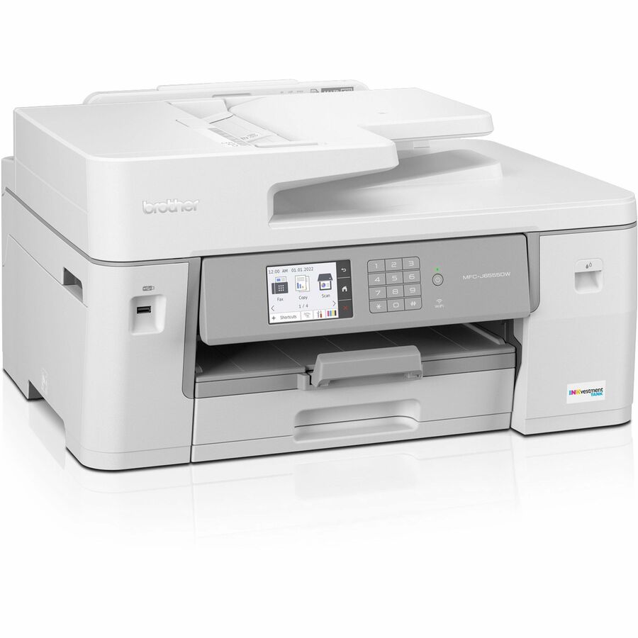 MFC-J6555DW INKvestment Tank All-in-One Color Inkjet Printer, Copy/Fax/Print/Scan