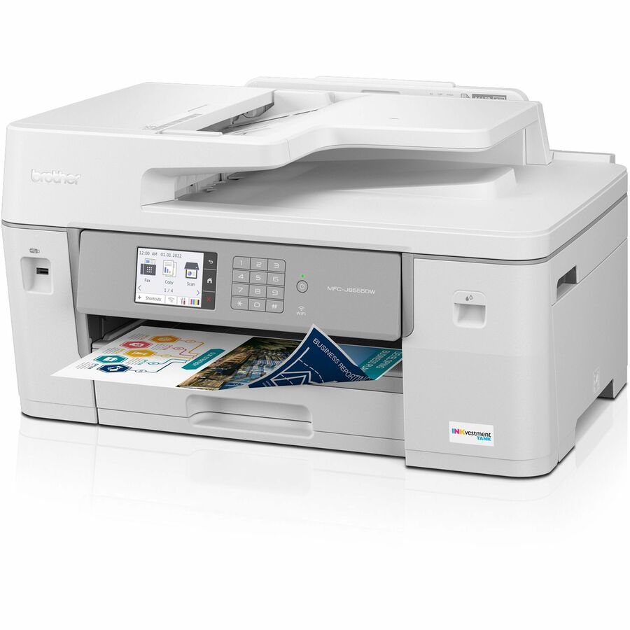 MFC-J6555DW INKvestment Tank All-in-One Color Inkjet Printer, Copy/Fax/Print/Scan