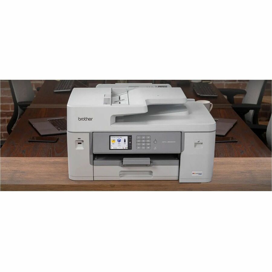 MFC-J6555DW INKvestment Tank All-in-One Color Inkjet Printer, Copy/Fax/Print/Scan