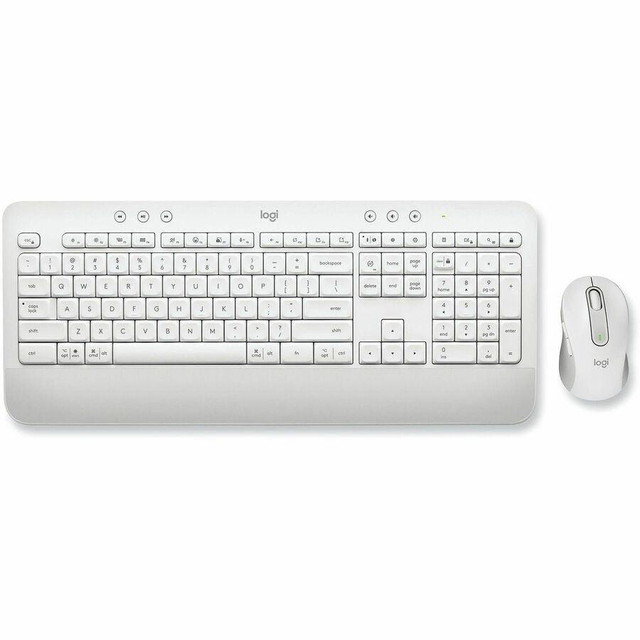 Signature MK650 Wireless Keyboard and Mouse Combo for Business, 2.4 GHz Frequency/32 ft Wireless Range, Off White