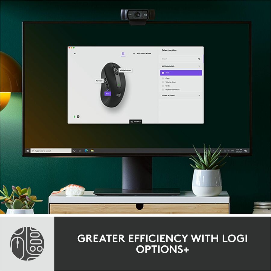 Signature MK650 Wireless Keyboard and Mouse Combo for Business, 2.4 GHz Frequency/32 ft Wireless Range, Off White