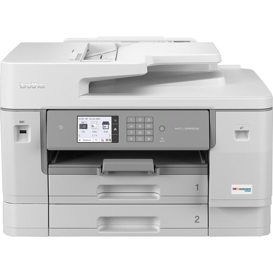 MFC-J6955DW INKvestment Tank All-in-One Color Inkjet Printer, Copy/Fax/Print/Scan