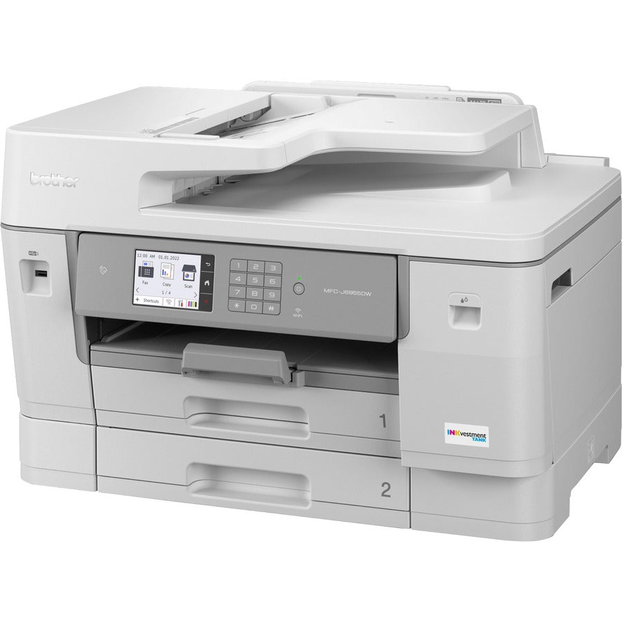 MFC-J6955DW INKvestment Tank All-in-One Color Inkjet Printer, Copy/Fax/Print/Scan