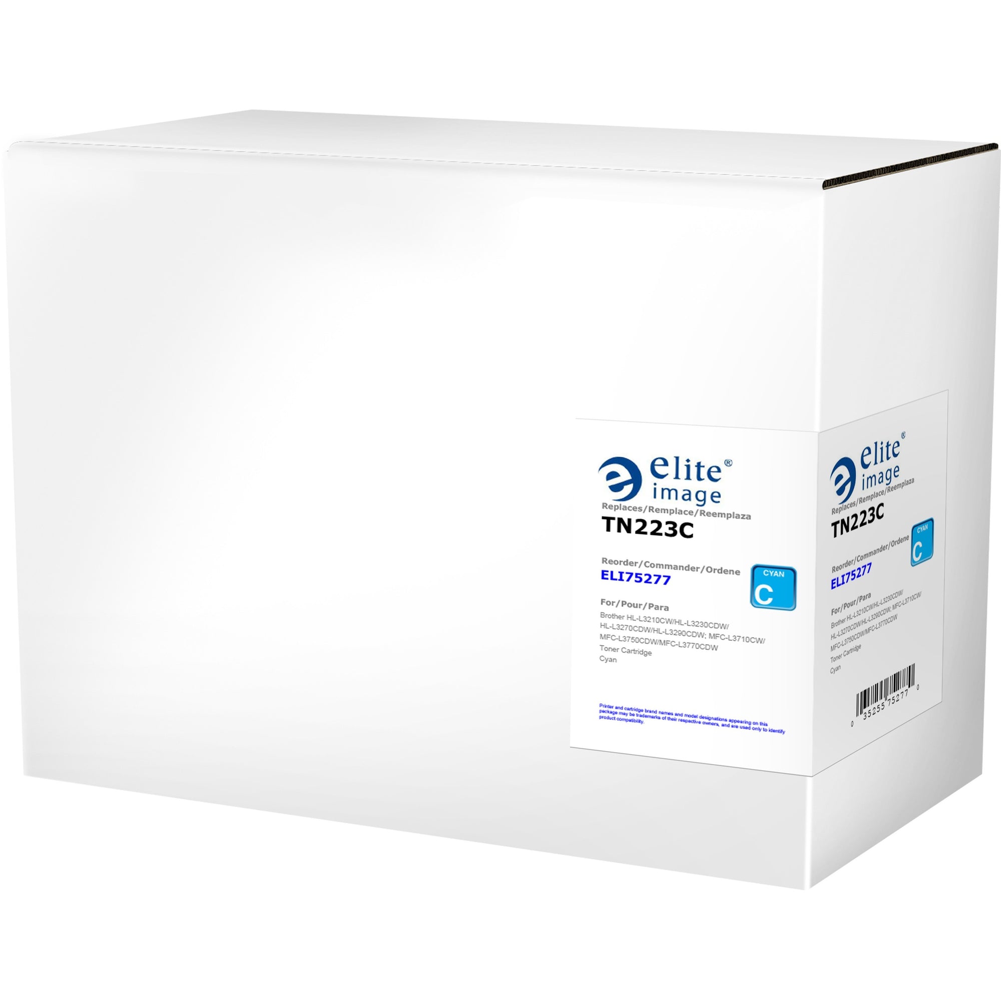 Elite Image Remanufactured Standard Yield Laser Toner Cartridge - Alternative for Brother TN223, TN227 - Cyan - 1 Each - 1300 Pages