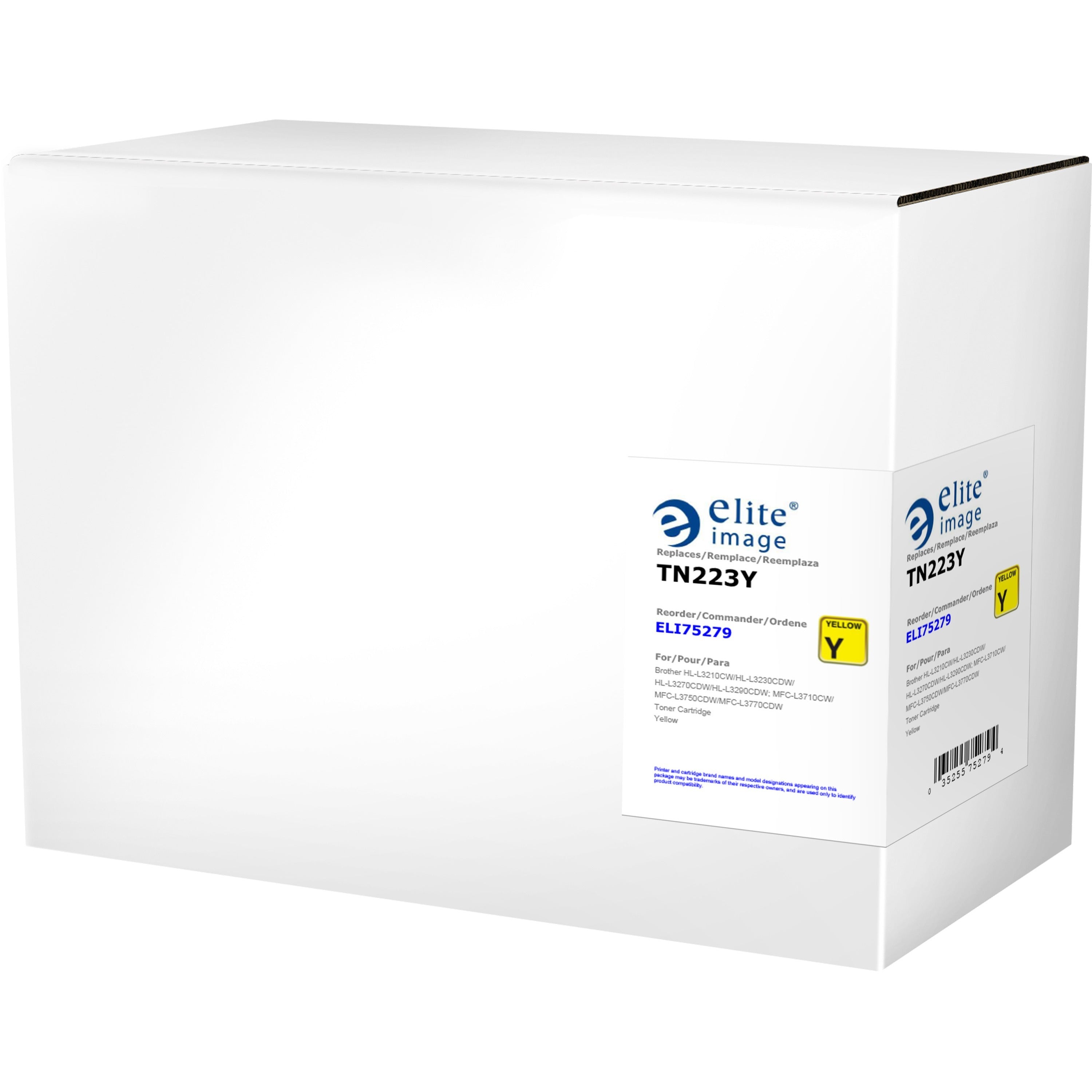 Elite Image Remanufactured Standard Yield Laser Toner Cartridge - Alternative for Brother TN223, TN227 - Yellow - 1 Each - 1300 Pages